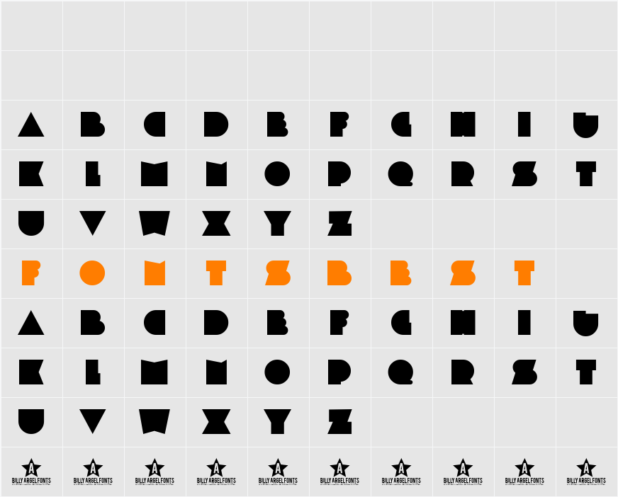 PLASTIC PILL Character Map