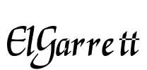 ElGarrett Font Image