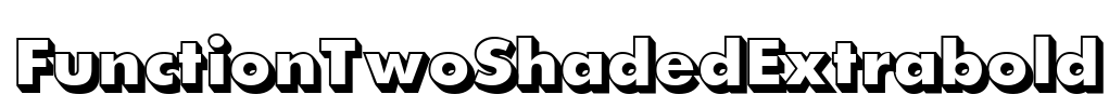 FunctionTwoShadedExtrabold