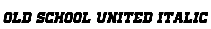 Old School United Italic