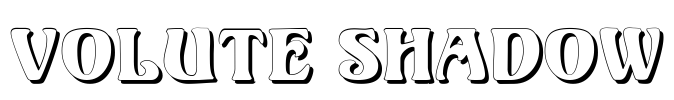 Volute Shadow Font Image