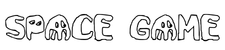 Space Game Font Image