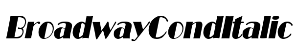 BroadwayCondItalic