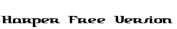 Harper Free Version Font Image