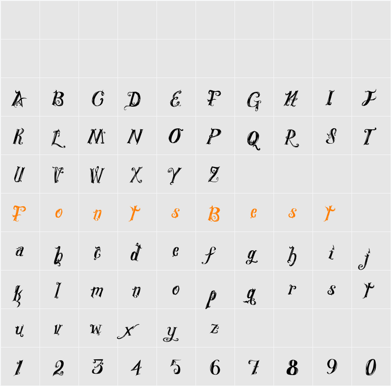 Royal Vanity Character Map