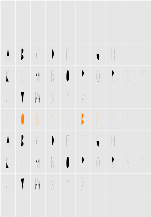 Line and Draw Character Map