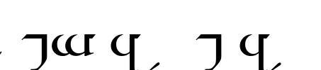 Tengwar Quenya-A Font Image