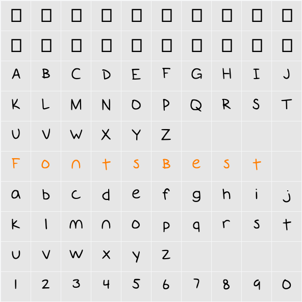 GiantsTeeth Character Map