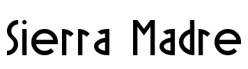 Sierra Madre Font Image