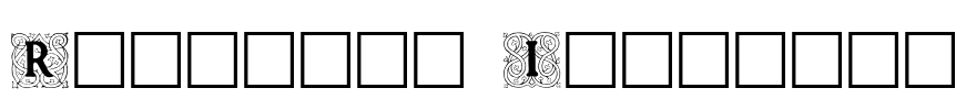 Roycroft Initials Font Image