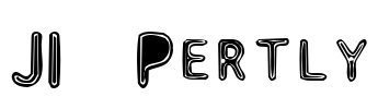 JI-Pertly Font Image