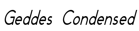 Geddes Condensed
