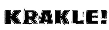 Krakle! Font Image