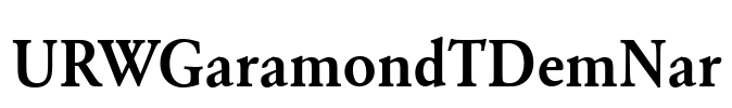 URWGaramondTDemNar