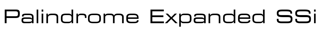 Palindrome Expanded SSi Font Image