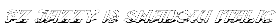 FZ JAZZY 19 SHADOW ITALIC