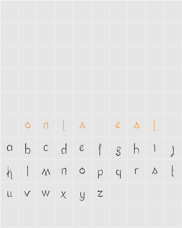 Terra Firma Character Map