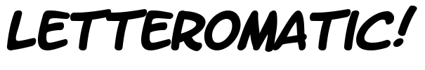 LetterOMatic! Font Image