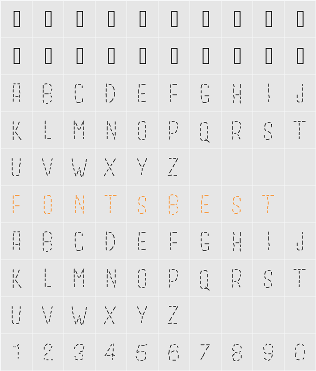 GaelleAbc Character Map