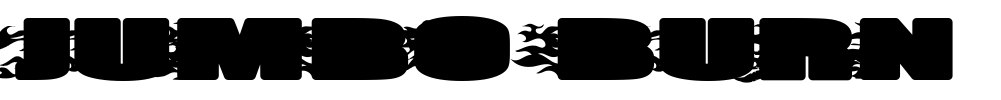 JUMBO BURN Font Image
