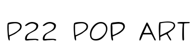 P22 Pop Art Font Image