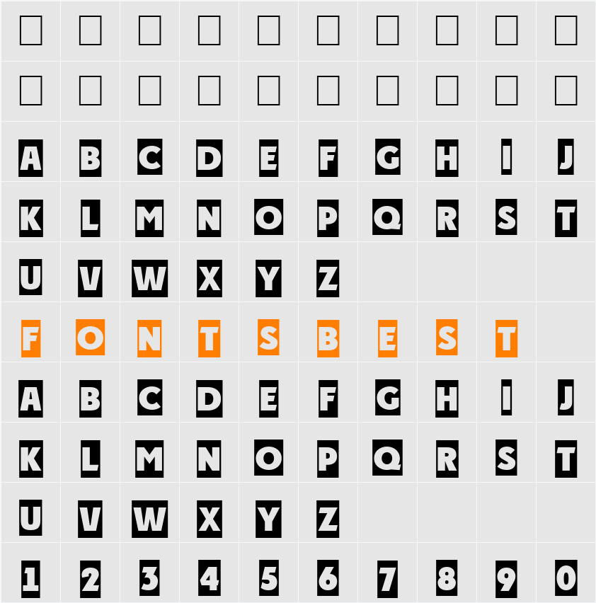 a_PlakatTitulCm Character Map