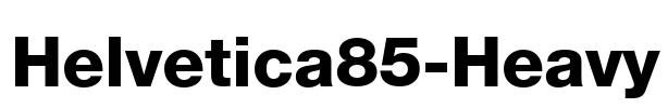 Helvetica85-Heavy