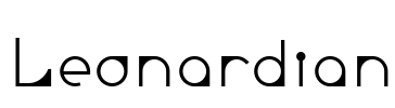 Leonardian Font Image