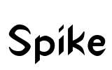 Spike Font Image