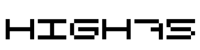 High75 Font Image