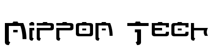 Nippon Tech Font Image