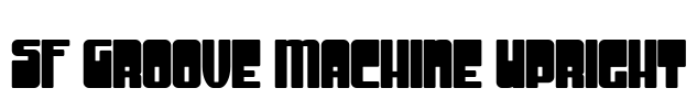 SF Groove Machine Upright Font Image
