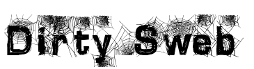 Dirty Sweb Font Image