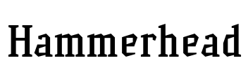 Hammerhead Font Image