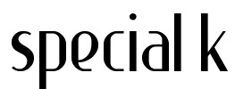 Special K Font Image