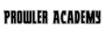 Prowler Academy Font Image