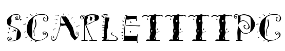 ScarlettTTPC Font Image