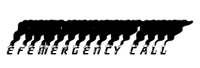 efEMERGENCY CALL Font Image
