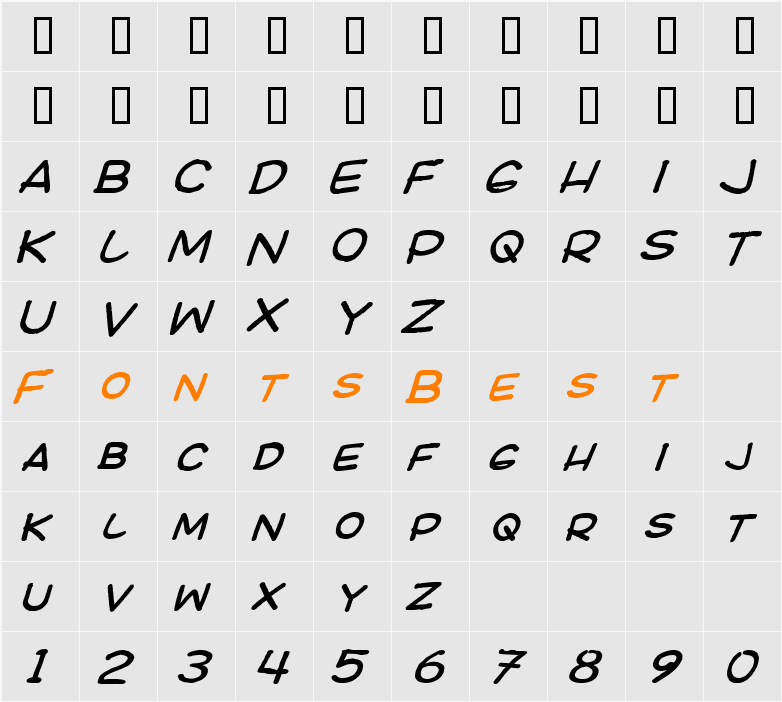 Ki Comic Character Map