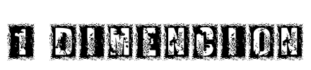 1 DIMENCION Font Image