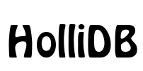HolliDB Font Image