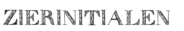 Zierinitialen 1 Font Image