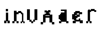 invader Font Image