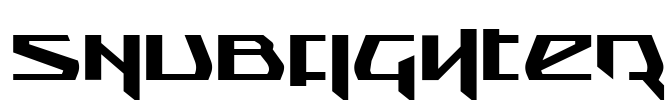 Snubfighter Font Image