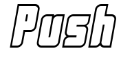 Push Font Image