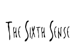 The Sixth Sense Font Image