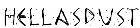HellasDust Font Image