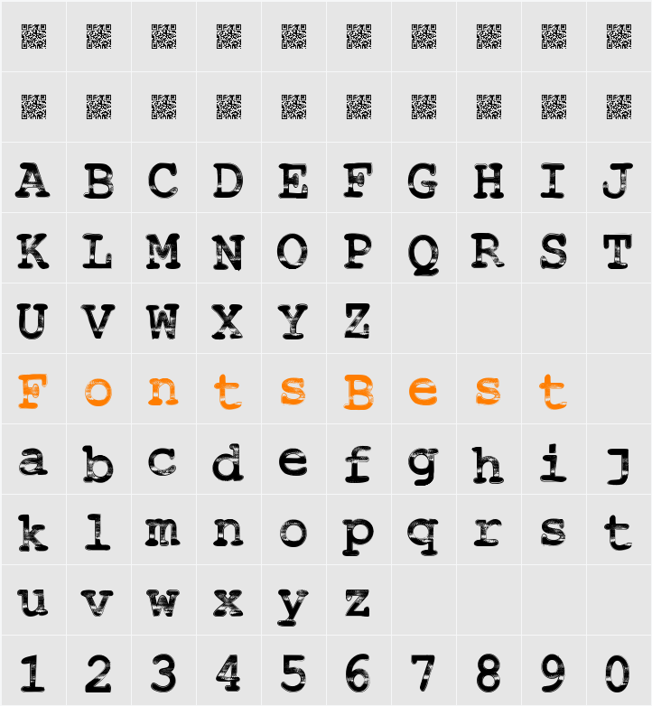 SlickRide Character Map