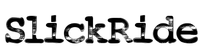 SlickRide Font Image