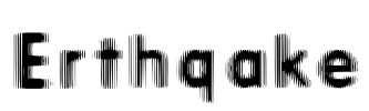 Erthqake Font Image